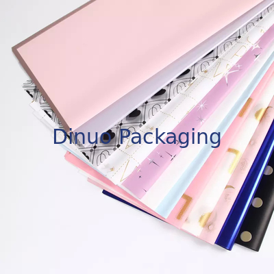 Custom Gold Foil Wood Pulp Tissue Paper Sheets For Gift Rose Gold