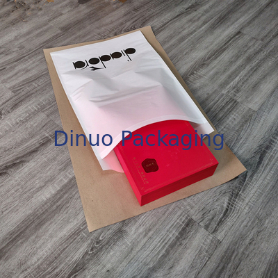 Custom Printed Recyclable Glassine Paper Bag for Gift box With Flap