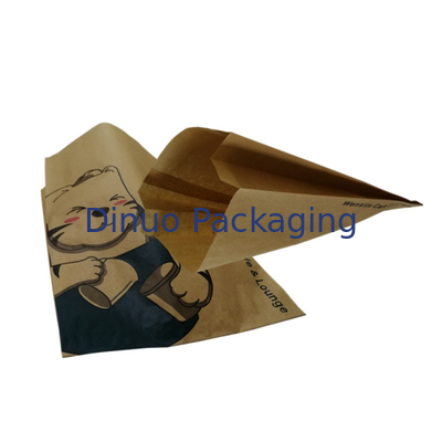 Foods Translucent Biodegradable Wax Paper Bags With Adhesive Strip Gusset Glassine Envelopes
