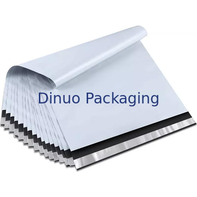 Custom Printed Recycled Envelope Polymailer Bag White Black For Express Courier Shipping
