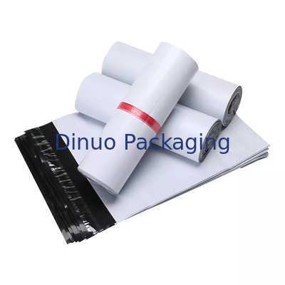 Custom Printed Recycled Envelope Polymailer Bag White Black For Express Courier Shipping