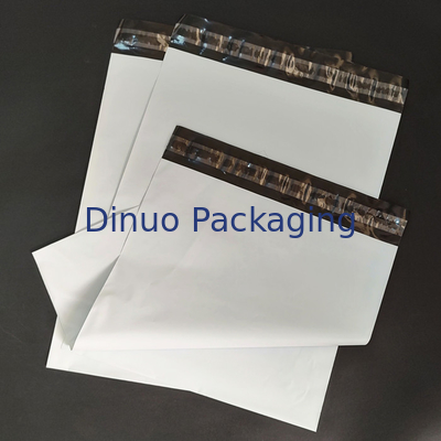 Custom Printed Recycled Envelope Polymailer Bag White Black For Express Courier Shipping