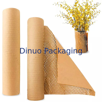 Woodpulp Biodegradable Honeycomb Kraft Paper Cushioning Protective Honeycomb Ball