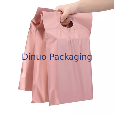 Printed Pink Waterproof Mailing Bags For Book Cloth Courier Shipping Packing