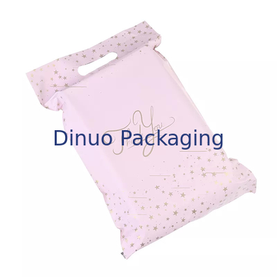Printing Recycled Plastic Poly Mailer Bags Clothing Packaging Courier Bag With Handle