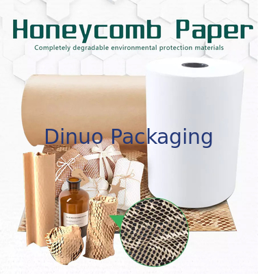 Recyclable Honeycomb Paper Wrap Sheet Packaging 50cm Width 100m Length