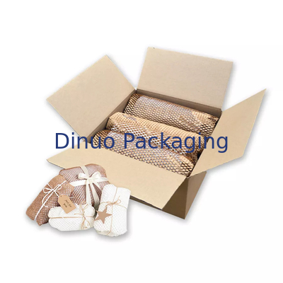 Recyclable Honeycomb Paper Wrap Sheet Packaging 50cm Width 100m Length