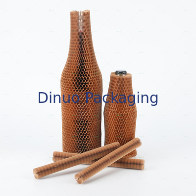 Honeycomb Cushioning Paper Sleeve Wine Kraft Wrapping Roll Packaging Protection
