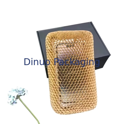 Degradable Honeycomb Paper Sleeve For Glass Bottle Cosmetic Packaging
