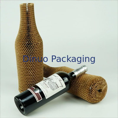 Eco Friendly Material Honeycomb Wrapping Kraft Paper Rolls For Fragile Gift Products