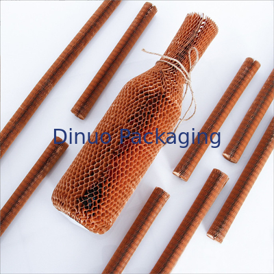 Recyclable Custom Cushioned Honeycomb Wrap Paper Kraft Paper Packing Sleeve