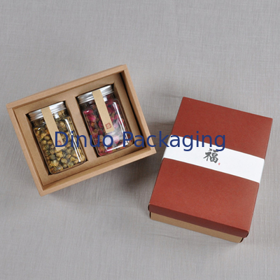 Multicolor PDF Files Printed Paper Box Recyclable Custom Silver Tea Gift Box