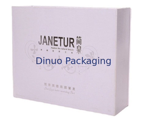 Clamshell Magnetic Buckle Printed Paper Box Custom Cosmetic Gift Packing Box