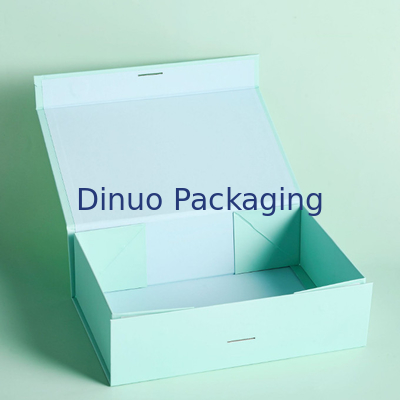 Folding Custom Printed Paper Box Clamshell Magnetic Buckle Cosmetic Gift Packing Box