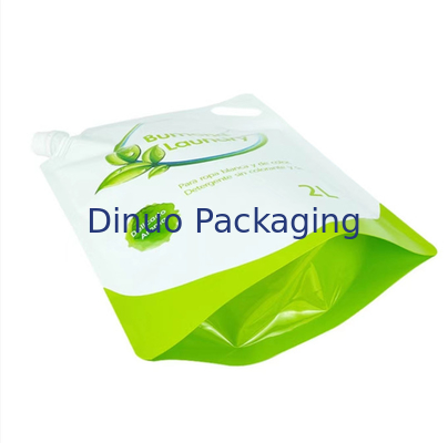 Intaglio Printing Stand Up Spout Pouch 1L 2L Laundry Detergent Liquid Soap Pouch Bag