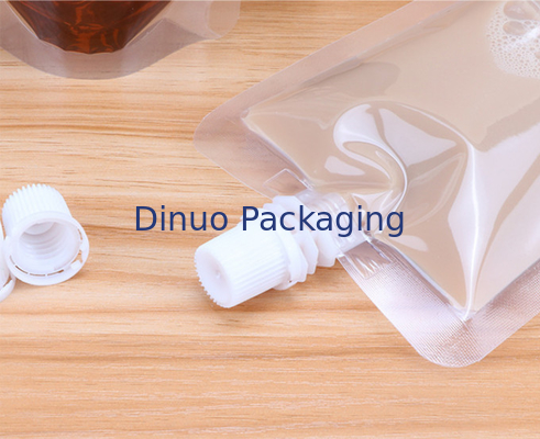 Food Grade Plastic Composite Stand Up Spout Pouch Custom Printed Beer Drink Liquid Bag
