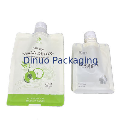 Refillable Recycled Liquid Plastic Stand Up Spout Pouch Bags