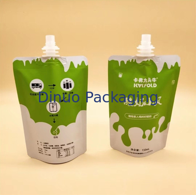 Biodegradable Custom Printed Stand Up Pouches Liquid Baby Milk / Jelly Food Pouch