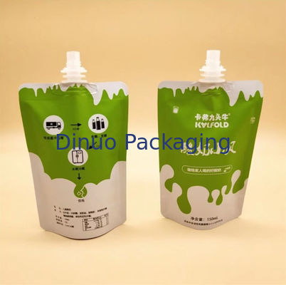 Refillable Recycled Liquid Plastic Stand Up Spout Pouch Bags