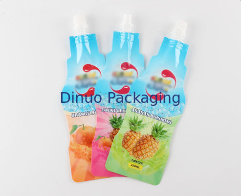 Refillable Recycled Liquid Plastic Stand Up Spout Pouch Bags