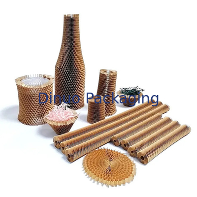 Recyclable Custom Cushioned Honeycomb Wrap Paper Kraft Paper Packing Sleeve