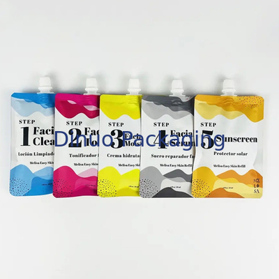 Custom Package Food Grade Stand Up Spout Pouch Bags For Beverage Juice Drink