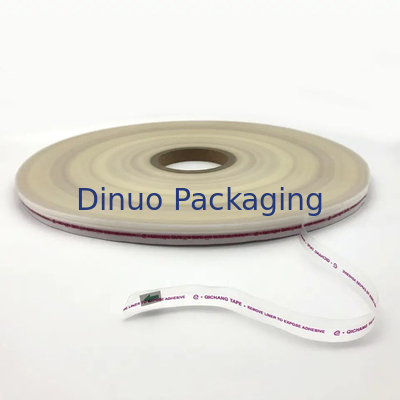 Glassine Double Sided HDPE Film Release Liner Paper Removable Bag Sealing Tape
