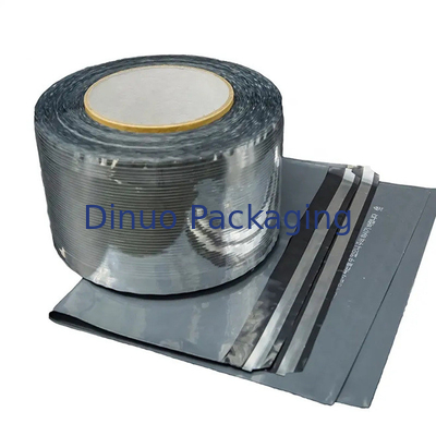 PE And PP Plastic Aluminum Film Permanent Bag Sealing Tape For Mailer Bags And Flat Poly Mailers