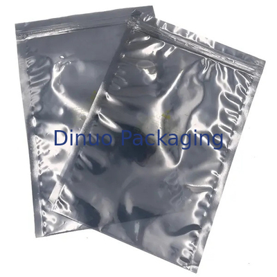 Silver Security Anti Static ESD Shielding Bags ROHS Certified