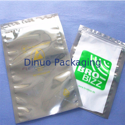 0.03 - 0.15mm Thickness ESD Shielding Bags For Electronic Component