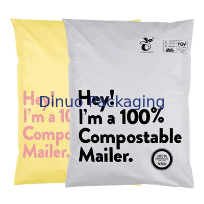Biodegradable Compostable Printable Mailer Bags Lightweight Eco Friendly Packaging