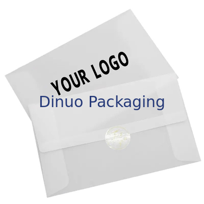 Biodegradable Self Adhesive Seal Waxed Paper Envelopes With Custom Logo