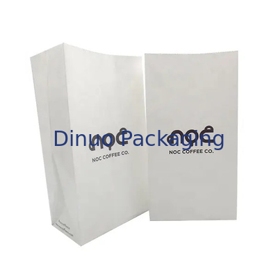 Biodegradable Glassine Paper Bags Waxed / Greaseproof Paper Bags