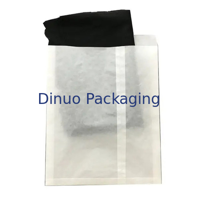Food Grade Biodegradable Waxed Paper Envelopes Self Adhesive Seal