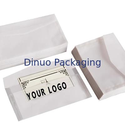Biodegradable Self Adhesive Seal Waxed Paper Envelopes With Custom Logo