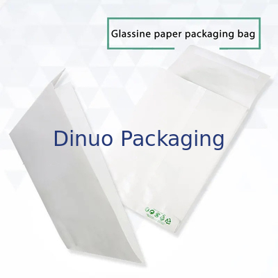 Custom Logo Glassine Paper Pouch Biodegradable Gravure Printing Translucent Paper Bag