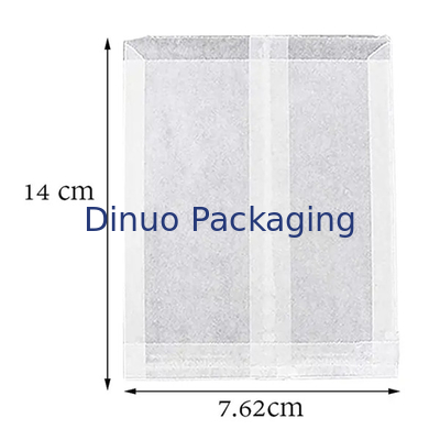 Food Grade Biodegradable Glassine Paper Bag Self Adhesive Seal