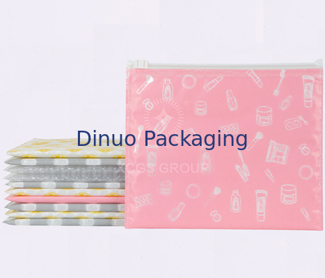 Resealable PVC Plastic Zip Lock Bubble Bags Clear Bubble Zipper Mailer Bag