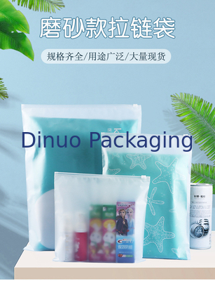 Recyclable CPE Zipper Bags 22um - 150um In Customized Colors