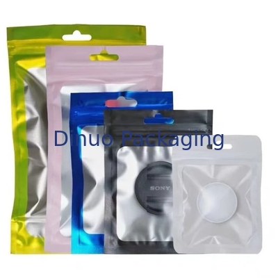 Customized CPE PE Transparent Frosted Plastic Zip Lock Bag Mini Zip Pocket