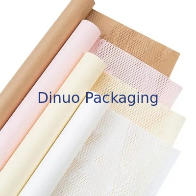 Biodegradable Eco Friendly Packaging Honeycomb Paper Wrap Brown Kraft Paper Roll