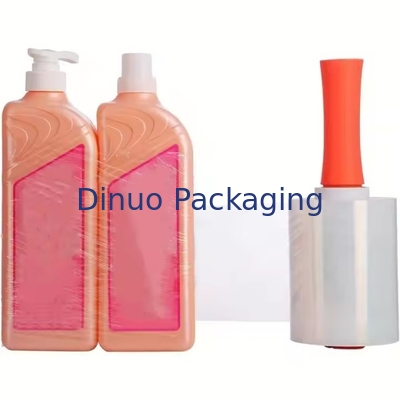 Blue Stretch And Shrink Film Width 20cm / 50cm / 100cm Designed With Plastic Handle