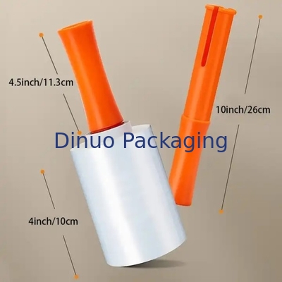 Blue Stretch And Shrink Film Width 20cm / 50cm / 100cm Designed With Plastic Handle