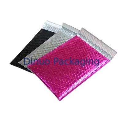Shipping Packaging Holographic Bubble Envelope Mailing Bags Metallic Poly Holographic Bubble Mailers