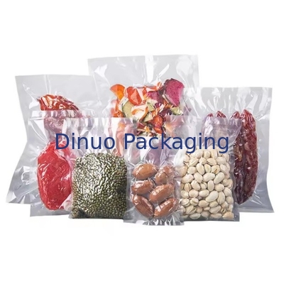 Vacuum Embossed Sealed Plastic Storage Bag Three Sides Sealed Food Vacuum Bag Texture Embossed Vacuum Bag