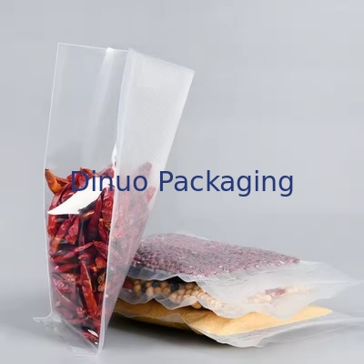 Vacuum Embossed Sealed Plastic Storage Bag Three Sides Sealed Food Vacuum Bag Texture Embossed Vacuum Bag