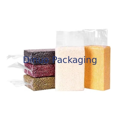 Customized Transparent Vacuum Bag With Miscellany Grain Print Recyclable Offset Surface For Food Industrial Use