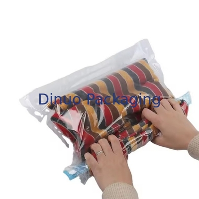 Hand Pressing Travel Vacuum Storage Bag Roll Up Vacuum Space Bag