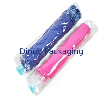 Customized Travel Vacuum Storage Bag Plastic Packing Hand Roll Vacuum Bag With Zipper For Luggage