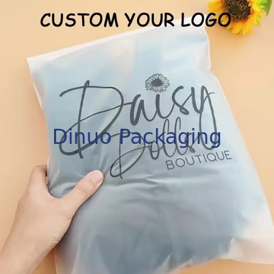 Custom Matte Frosted Zip Seal Ziplock Plastic Bags For Clothing Zipper Bag